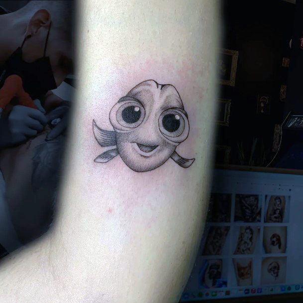 Simplistic Finding Nemo Tattoo For Girls