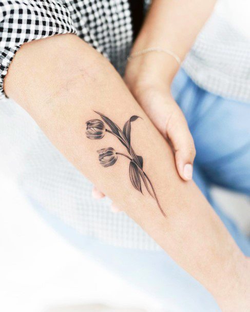 Simplistic Girly Tattoo For Girls