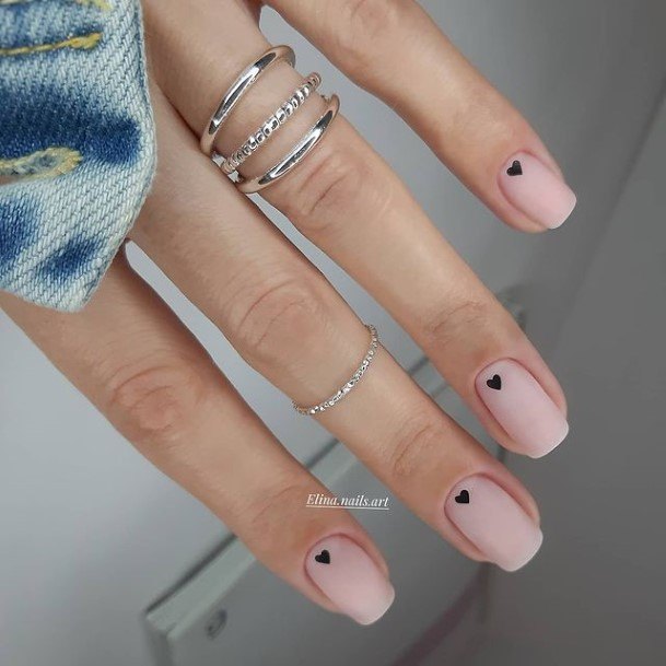 Simplistic Light Nude Nail For Girls