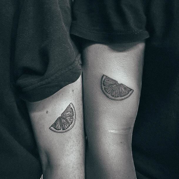 Simplistic Lime Tattoo For Girls