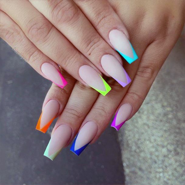 Simplistic Long French Nail For Girls
