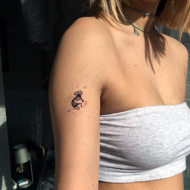 Simplistic Native American Tattoo For Girls