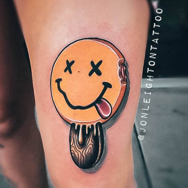 Simplistic Popsicle Tattoo For Girls