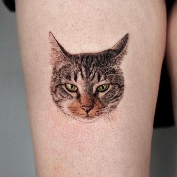 Simplistic Realistic Tattoo For Girls