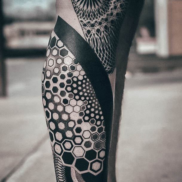 Simplistic Sacred Geometry Tattoo For Girls