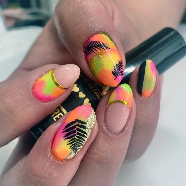 Top 100 Best Short Summer Nails For Women - Popular Fingernail Ideas