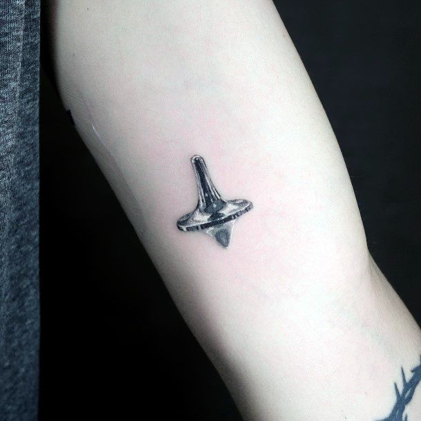 Simplistic Silver Tattoo For Girls