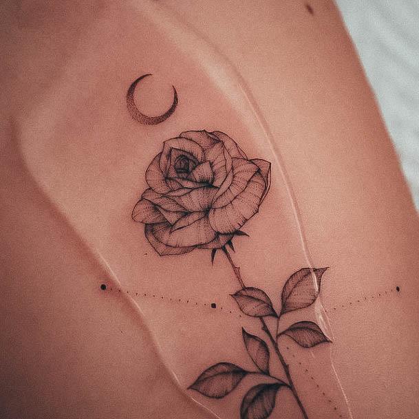 Simplistic Simple Flower Tattoo For Girls