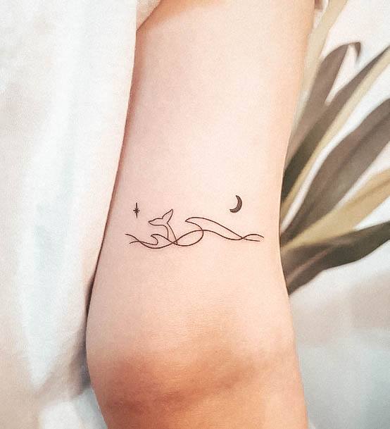 Simplistic Small Arm Tattoo For Girls