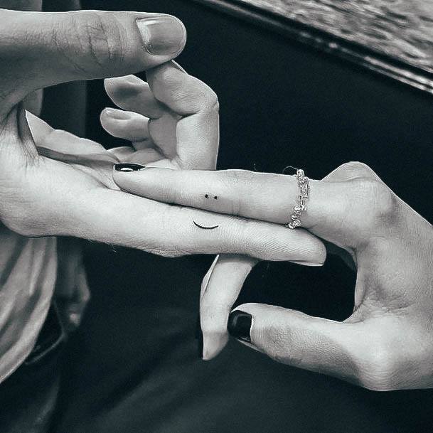 Simplistic Small Hand Tattoo For Girls