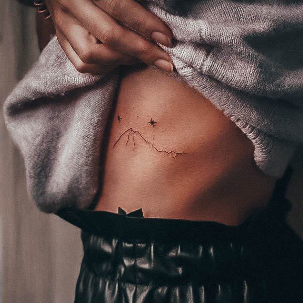 Simplistic Small Hip Tattoo For Girls