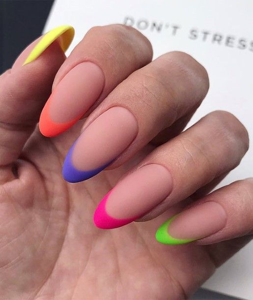 Simplistic Summer Matte Nail For Girls