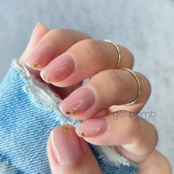 Simplistic Translucent Nail For Girls