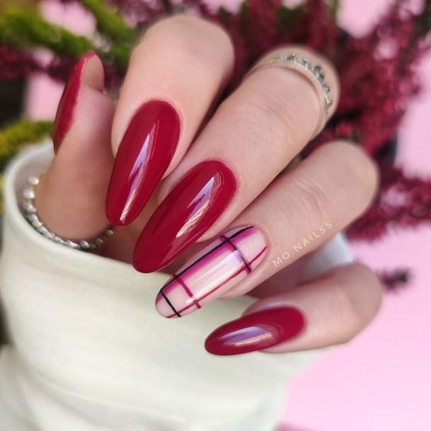 Simplistic Unique Nail For Girls