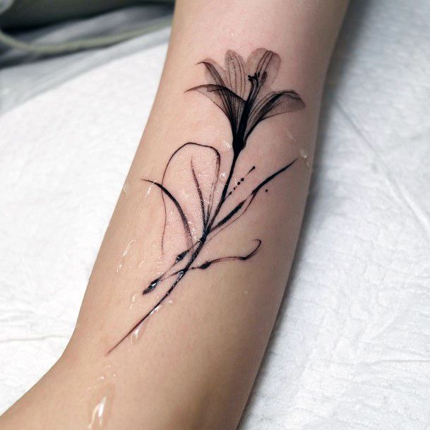 Simplistic X Ray Tattoo For Girls