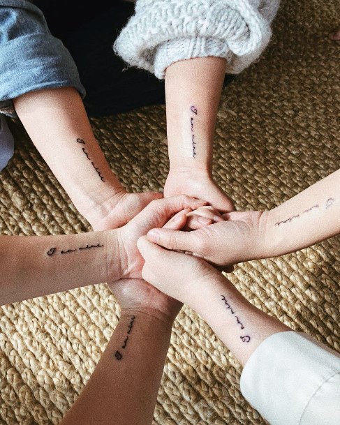 Six Sisters Tattoo Forearms