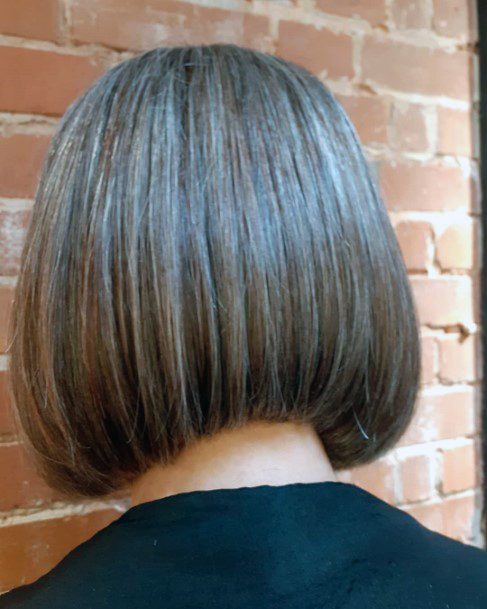 Sleek Smooth Short Bob Hairstyles For Older Women