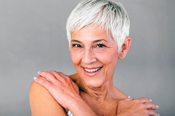 Sleek Straight Pixie Short Haircuts For Women Over 50