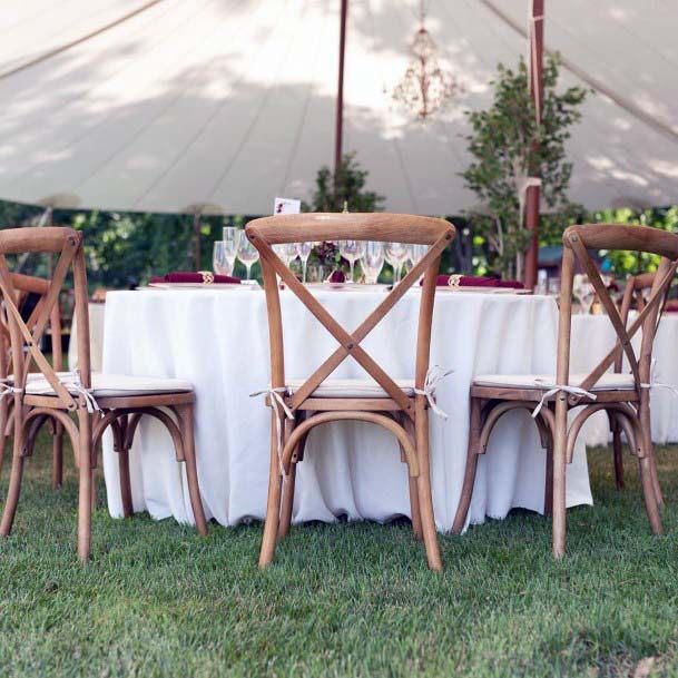 Sloping Wedding Tent Decorations