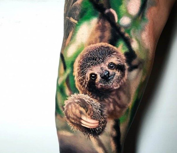 Sloth Girls Tattoo Ideas