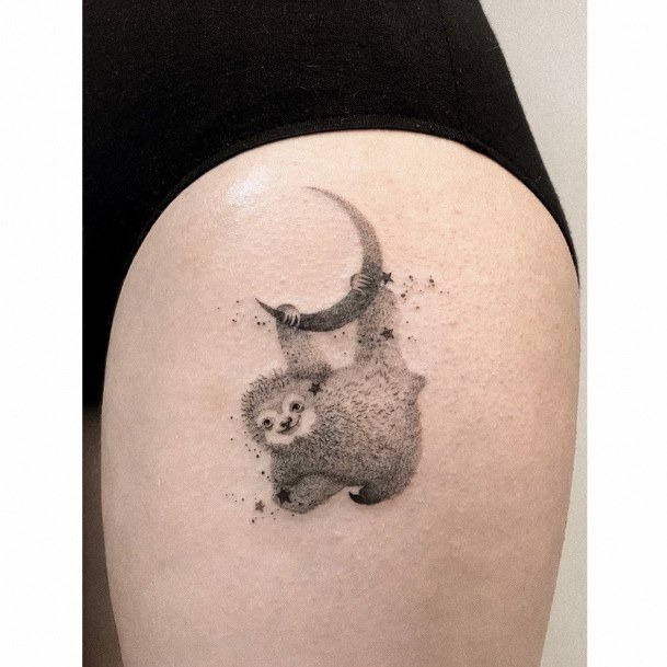 Sloth Womens Tattoo Ideas