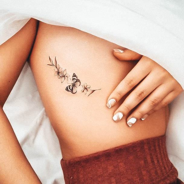 Small Butterfly Tattoo Feminine Designs