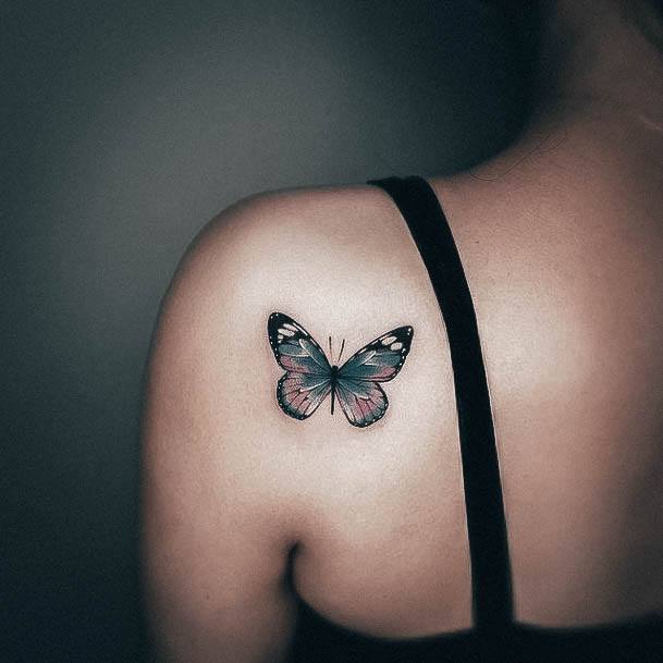 Small Butterfly Womens Tattoo Designs