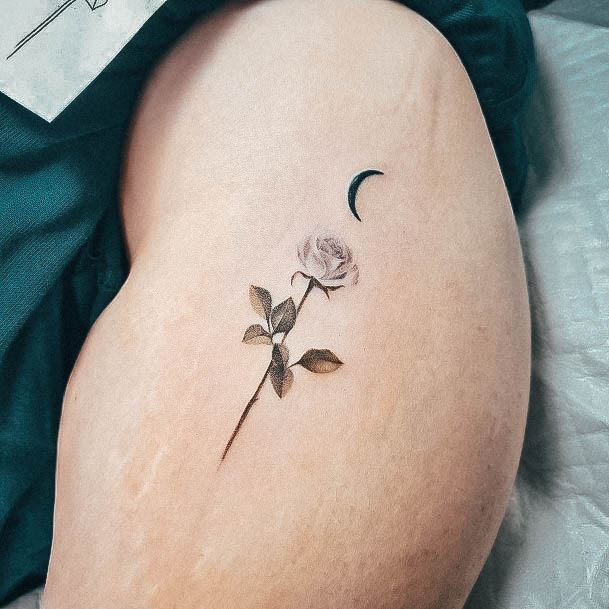 Small Flower Tattoo For Ladies