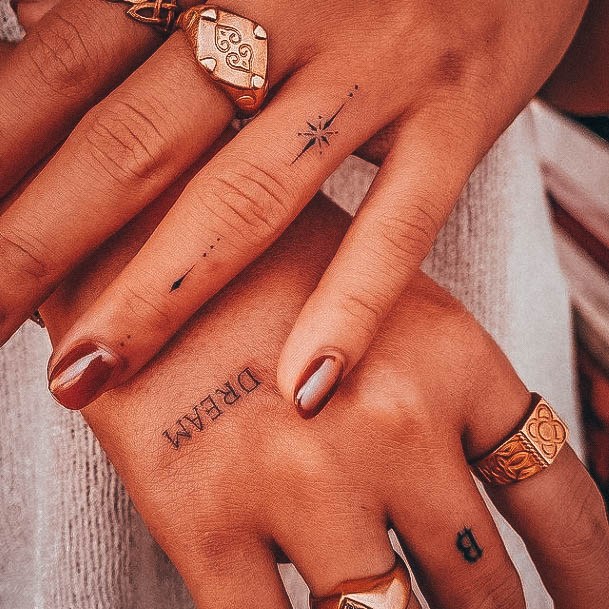 Small Hand Womens Feminine Small Hand Tattoos