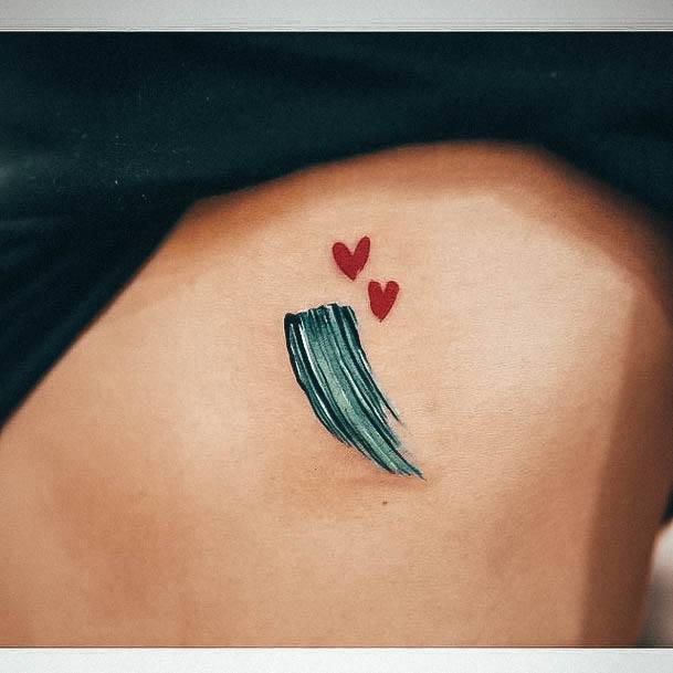 Small Heart Female Tattoo Designs