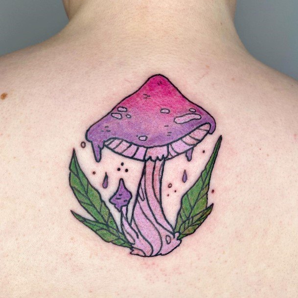 Small Mushroom Womens Tattoo Ideas