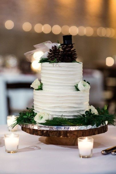 Small Rustic Wedding Cake Toppers