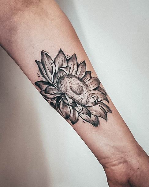 Small Sunfloweric Womens Small Sunflower Tattoo Designs