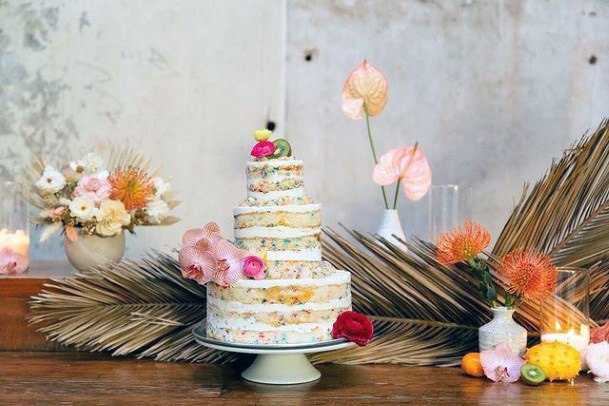 Small Unique Wedding Cake