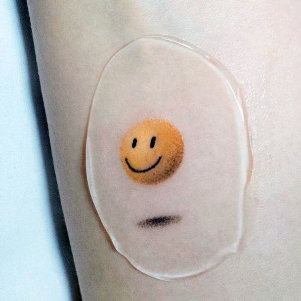 Smiley Face Female Tattoo Designs