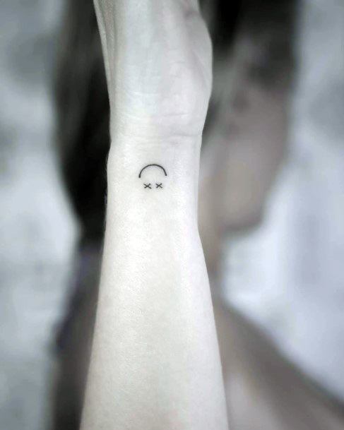 Smiley Face Womens Tattoos