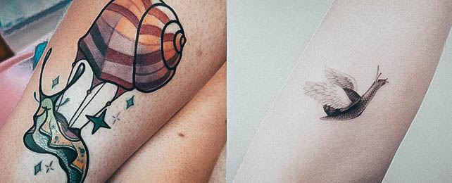 Top 100 Best Snail Tattoos For Women – Shelled Gastropod Design Ideas