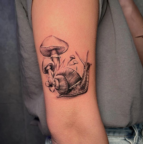 Snail Womens Tattoo Ideas