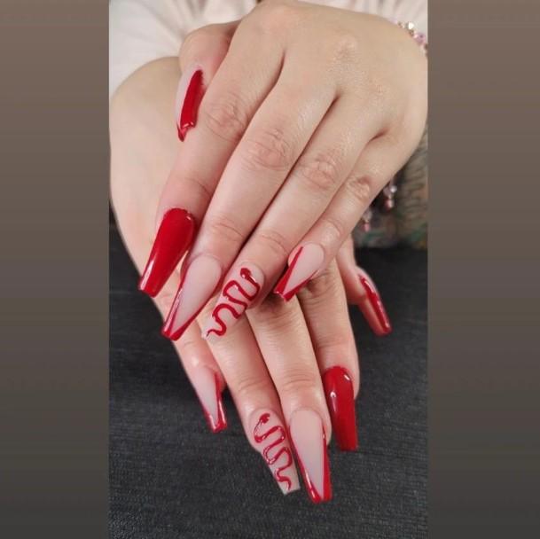 Snake Female Nail Designs