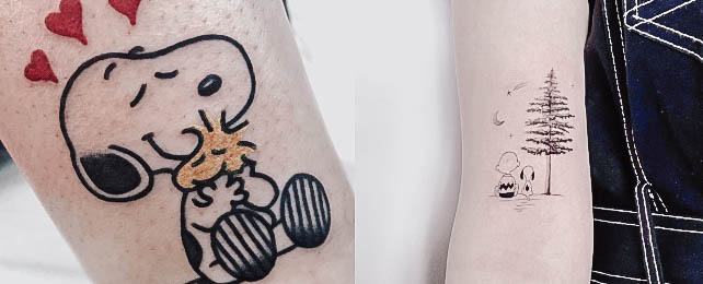 The Best Peanuts Character Ever Sweet Snoopy Tattoos  Tattoodo