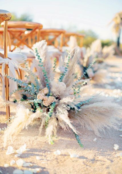 Snow White Boho Wedding Flowers