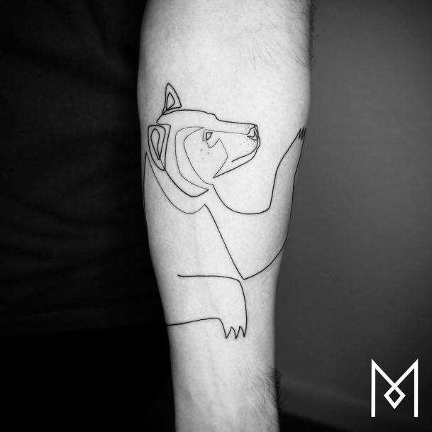 Soft Bear Tattoo For Women On Hands Art