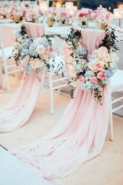 Soft Pink Flowers Wedding