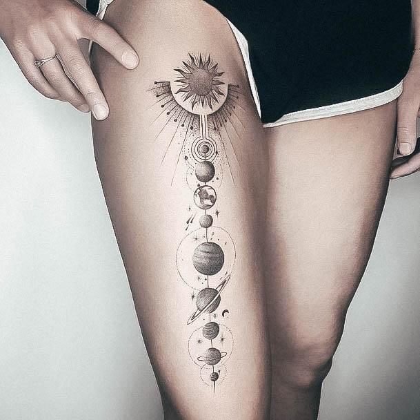 Solar Womens Tattoos