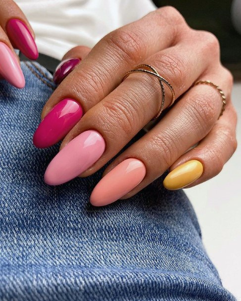 Solid Colors April Nails Women