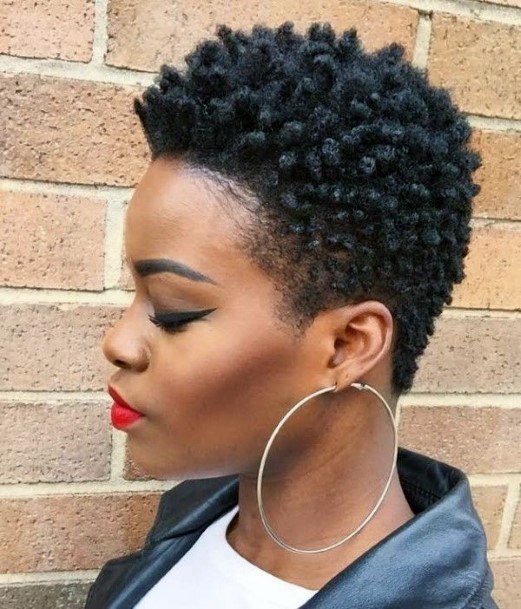 Sophisticated Short Curly Hairstyles For Black Women