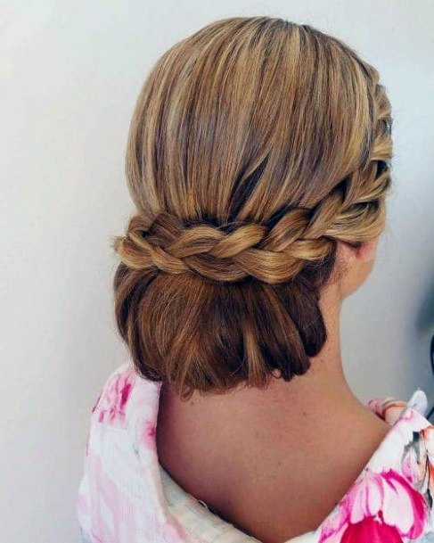 Sophisticated Low Do Braided Hairstyle