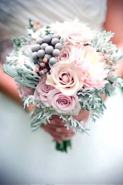 Sparkling Blush Rose Flowers Wedding