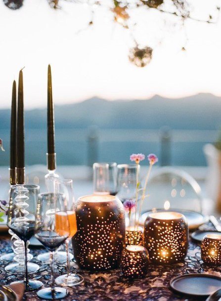 Sparkling Candle Holder Table Decoration Ideas For Wedding Ideas