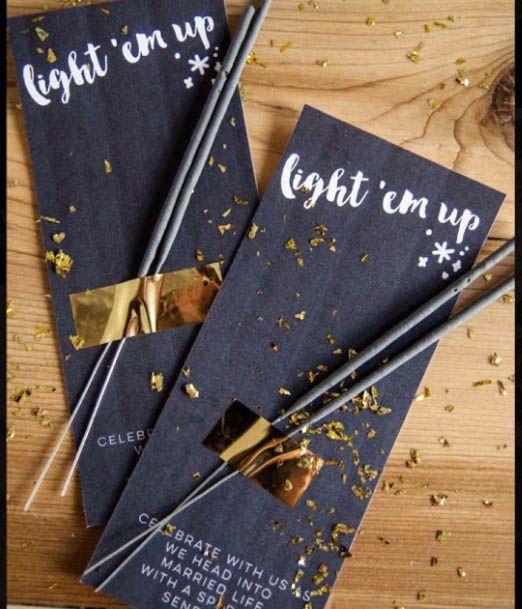 Sparkling Wedding Gift Cute Ideas For Night